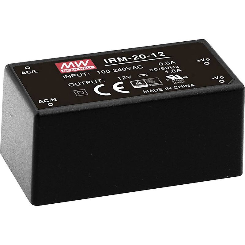 Foto van Mean well irm-20-3.3 ac/dc printnetvoeding 3.3 v/dc 4.5 a 14.8 w