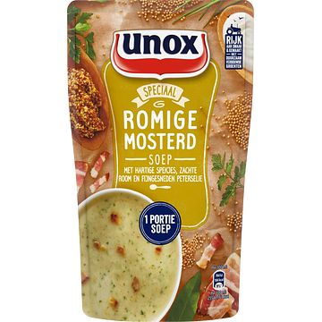 Foto van Unox speciaal soep romige mosterd 300ml bij jumbo