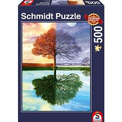 Foto van The seasons tree puzzel - 500 stukjes