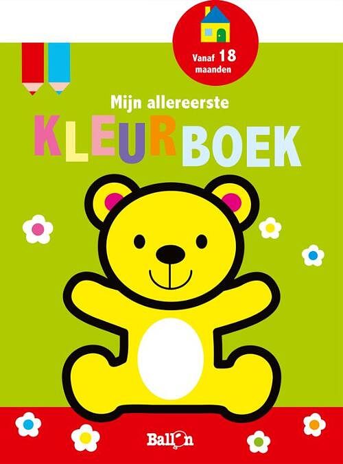 Foto van Mijn allereerste kleurboek (beer) - paperback (9789463071659)