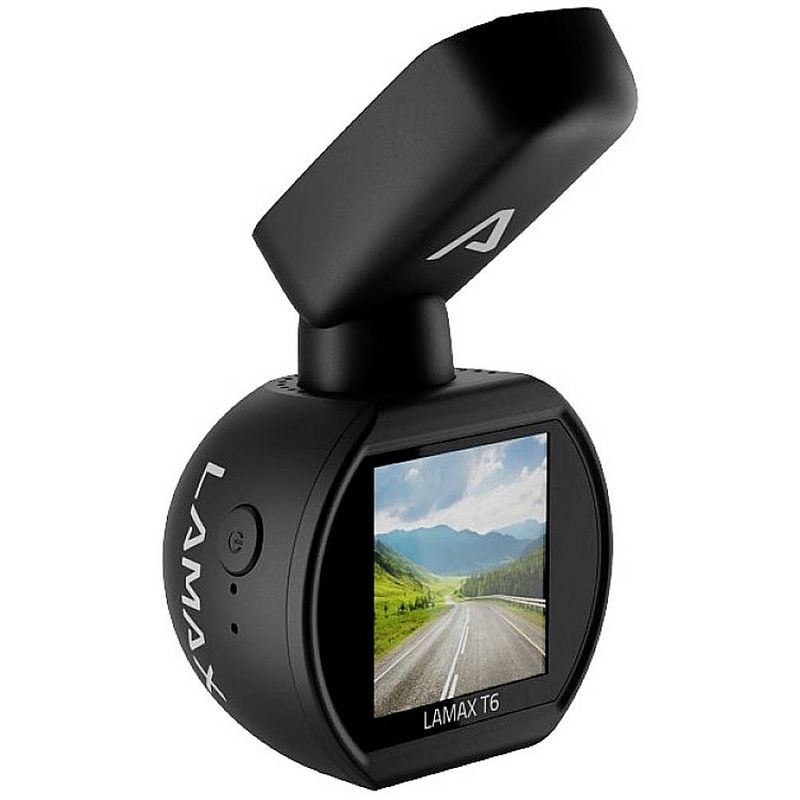 Foto van Lamax t6 dashcam met gps kijkhoek horizontaal (max.): 140 ° accu, automatische start, databescherming, display, g-sensor, videoloop