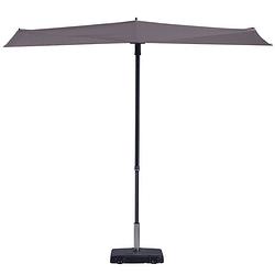 Foto van Madison balkon parasol sun wave 300x150 cm taupe pac3p015