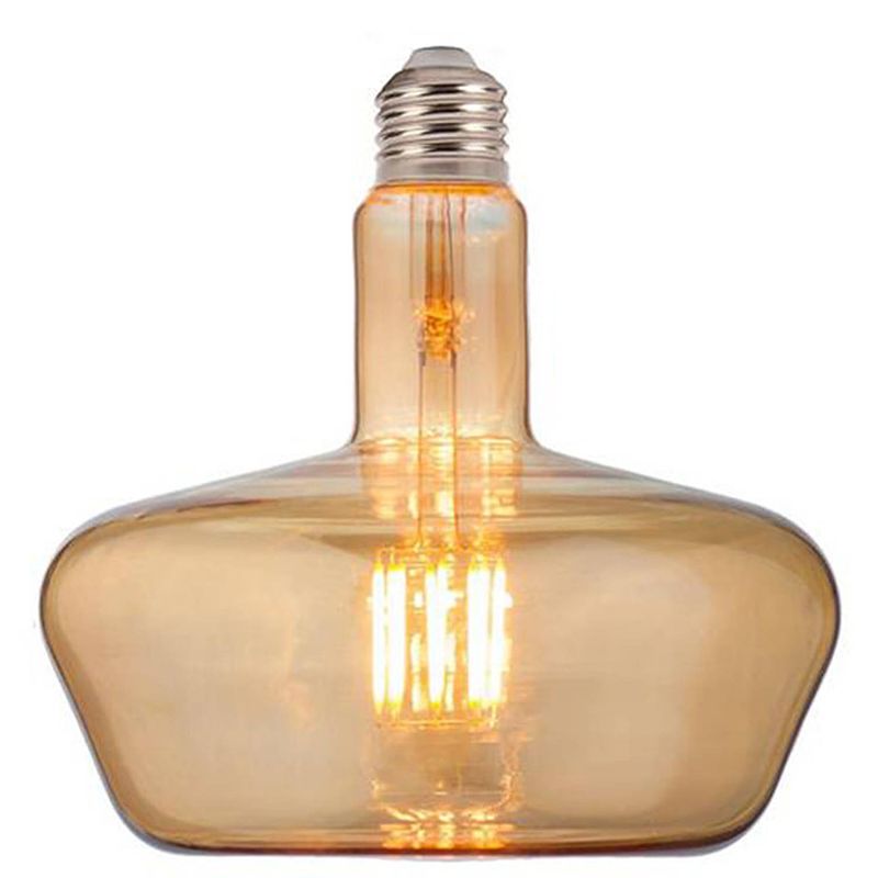 Foto van Led lamp - design - gonza xl - e27 fitting - amber - 8w - warm wit 2200k