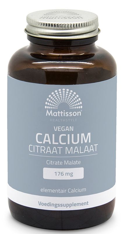 Foto van Mattisson healthstyle calcium citraat malaat capsules