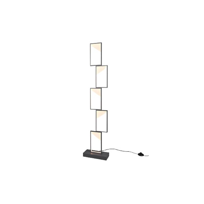 Foto van Trio vloerlamp cafu 130 cm staal 33w 3000k 3300lm antraciet