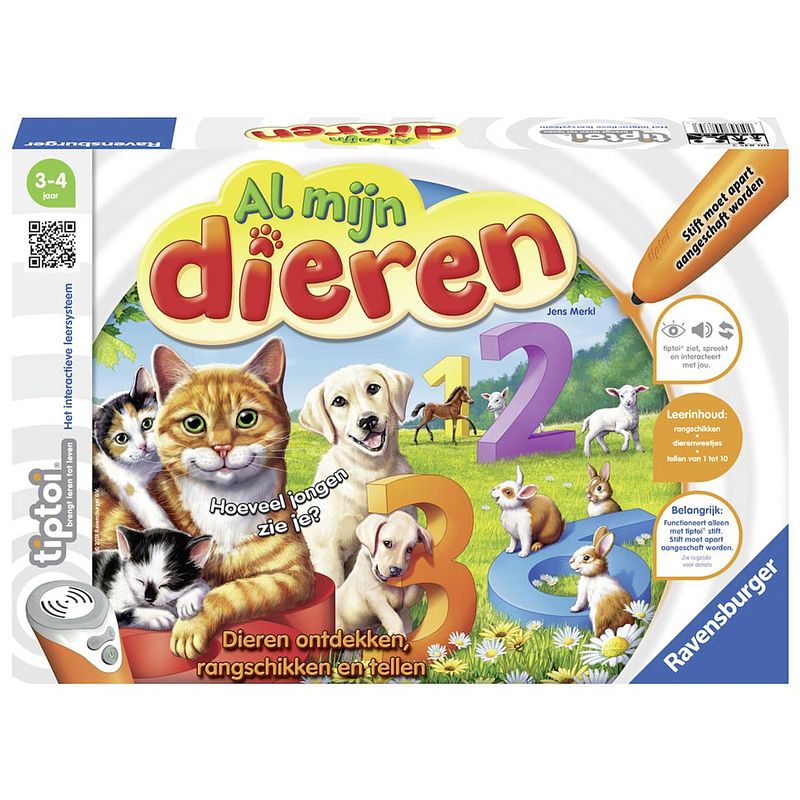 Foto van Ravensburger tiptoi al mijn dieren spel