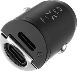 Foto van Fixed mini power delivery autolader met 2 usb poorten 30w