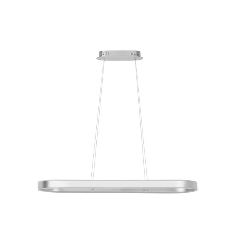 Foto van Infiori -ghlight - eclipse - hanglamp - led - 100 x 30 x 140cm - zilver