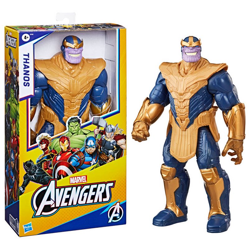 Foto van Marvel avengers titan hero series figuur thanos deluxe - 30 cm