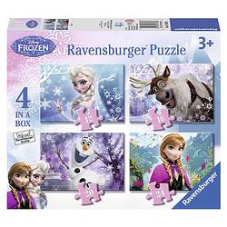 Foto van Ravensburger disney frozen puzzelset - 12 + 16 + 20 + 24 stukjes