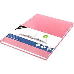 Foto van Kangaro dummyboek hardcover a4 karton/papier roze 80 vellen