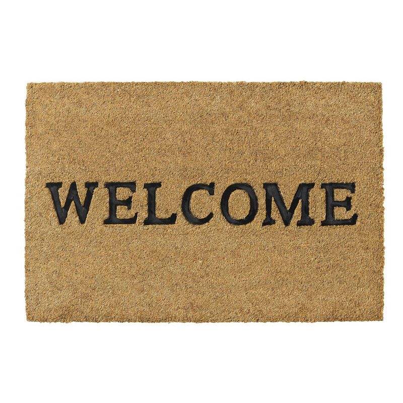 Foto van Deurmat ruco embossed rubber welcome 40x60cm