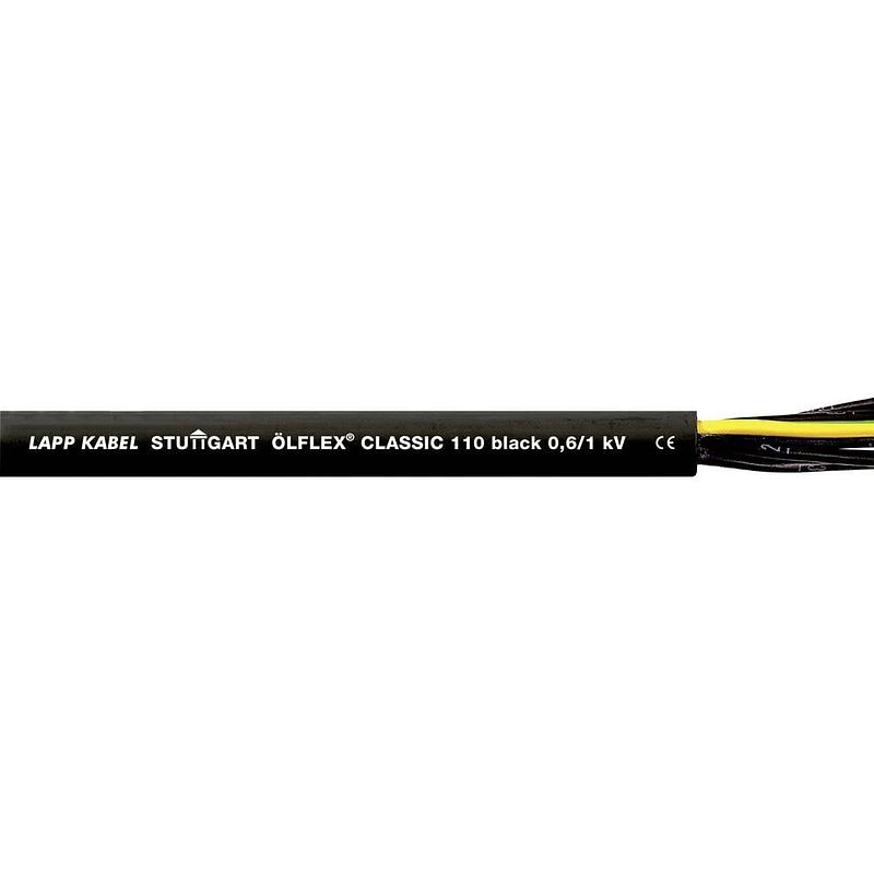 Foto van Lapp ölflex® classic black 110 stuurstroomkabel 4 g 6 mm² zwart 1120366-1 per meter