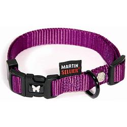 Foto van Martin sellier hondenhalsband 40-55 x 2 cm nylon paars