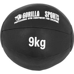Foto van Gorilla sports medicijnbal - medicine ball - kunstleer - 9 kg