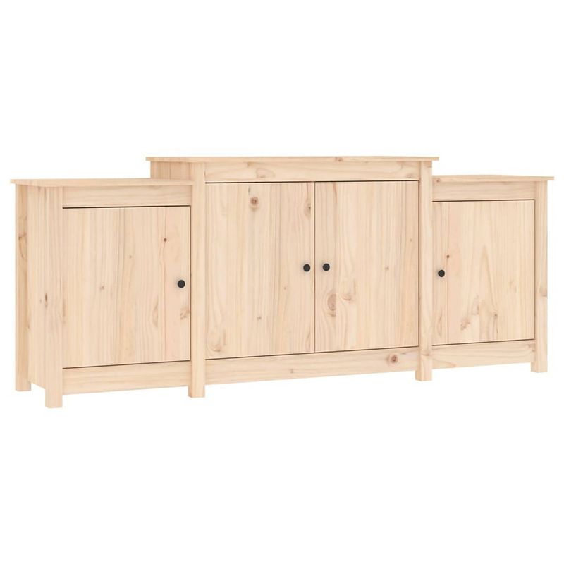 Foto van Vidaxl dressoir 164x37x68 cm massief grenenhout