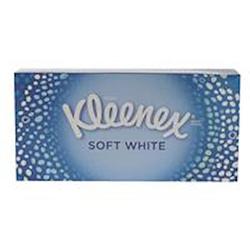 Foto van Kleenex doos zakdoeken / tissues soft white - 70 stuks