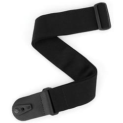 Foto van D'saddario 50f05-rl pad lock guitar strap zwart