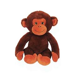 Foto van Pluche speelgoed knuffeldier chimpansee aap van 23 cm - knuffeldier