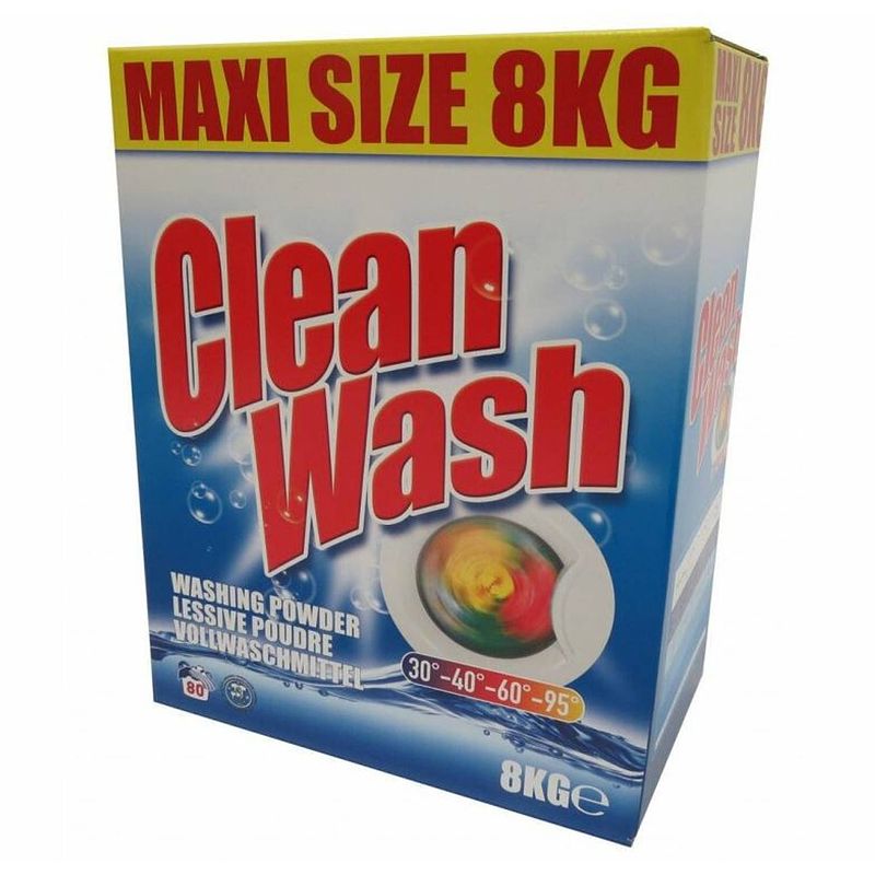 Foto van Clean wash waspoeder 8kg
