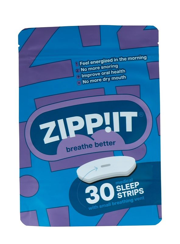 Foto van Zippit breathe better medical sleep strips