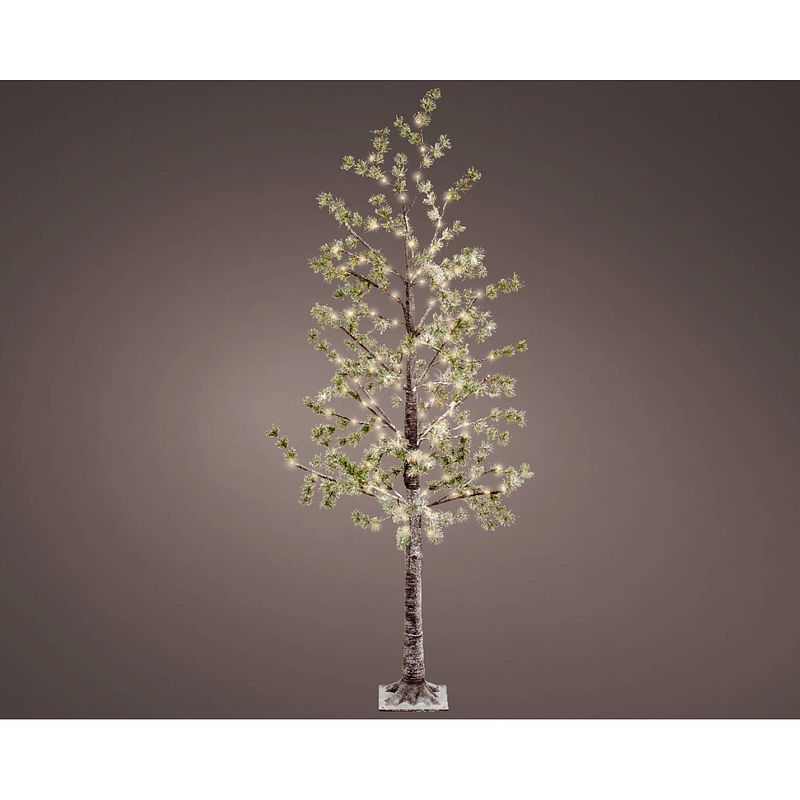 Foto van Lumineo - led boom d50h180 cm groen/warm wit kerstverlichting