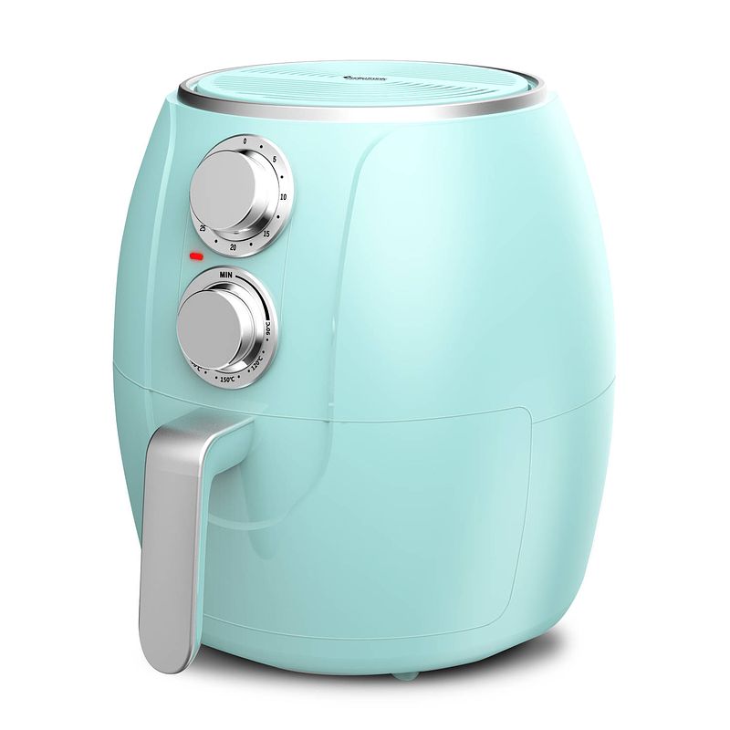 Foto van Turbotronic af3 airfryer 3 liter - turqoise