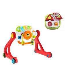 Foto van Chicco bundel - baby gym vier posities & puzzel - 2-in-1 huispuzzel