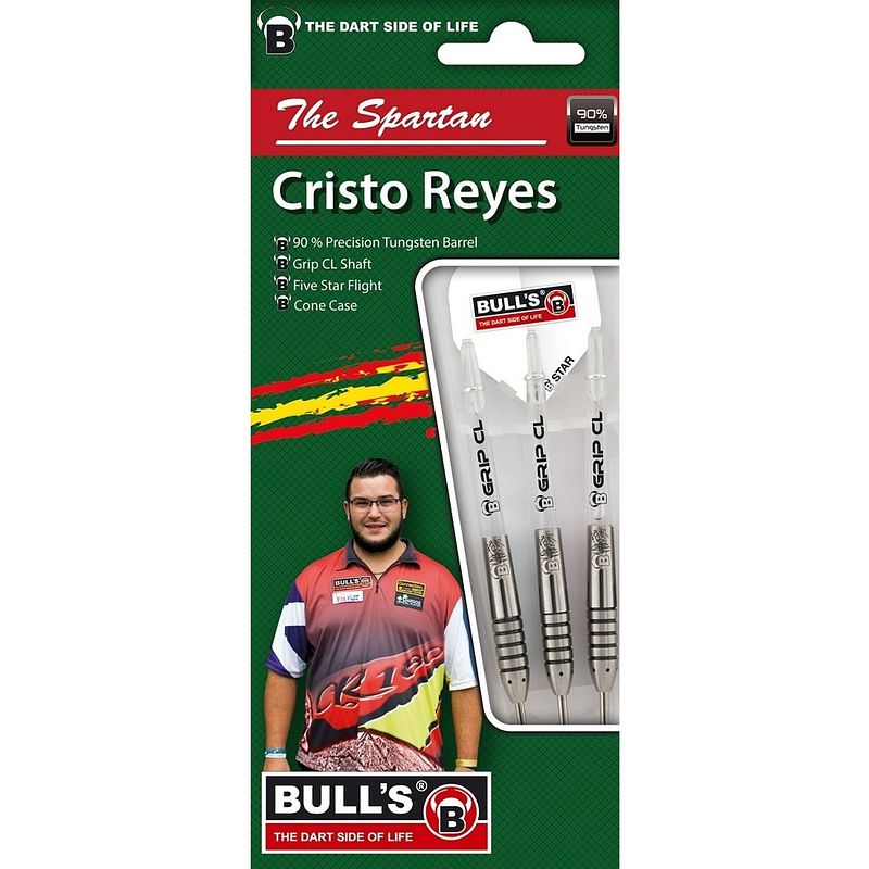 Foto van Bull's dartpijlen champions c. reyes steeltip 90% gewicht 21 gram