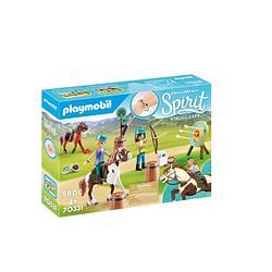 Foto van Playmobil spirit boogschieten te paard 70331