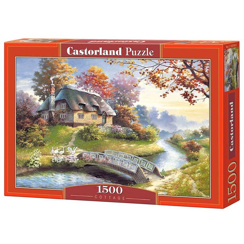 Foto van Castorland puzzel cottage - 1500 stukjes