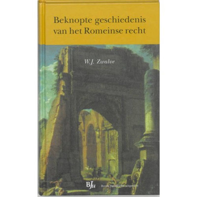 Foto van Beknopte geschiedenis van het romeinse recht