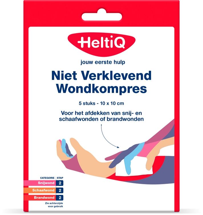 Foto van Heltiq niet verklevend wondkompres