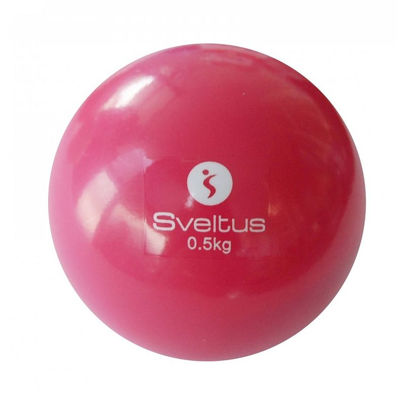 Foto van Sveltus medicijnbal 0,5 kg roze