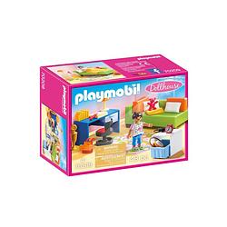 Foto van Playmobil dollhouse kinderkamer met bedbank 70209