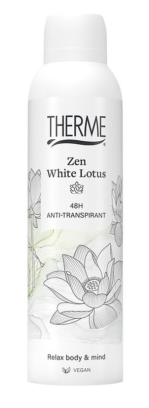 Foto van Therme zen white lotus deodorant spray