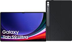 Foto van Samsung galaxy tab s9 ultra 14.6 inch 512gb wifi crème + book case zwart
