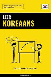 Foto van Leer koreaans - snel / gemakkelijk / efficiënt - pinhok languages - paperback (9789403632650)