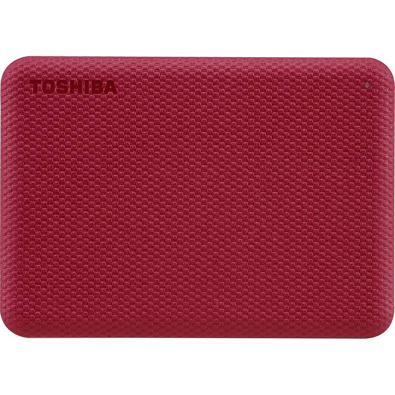 Foto van Toshiba canvio advance 1 tb externe harde schijf (2,5 inch) usb 3.2 gen 1 rood hdtca10er3aa