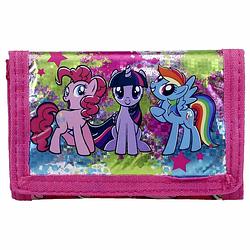 Foto van My little pony - portemonnee - klitenband - 12 x 8 cm - roze