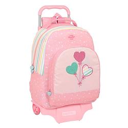 Foto van Schoolrugzak met wielen blackfit8 globitos roze 32 x 42 x 15 cm