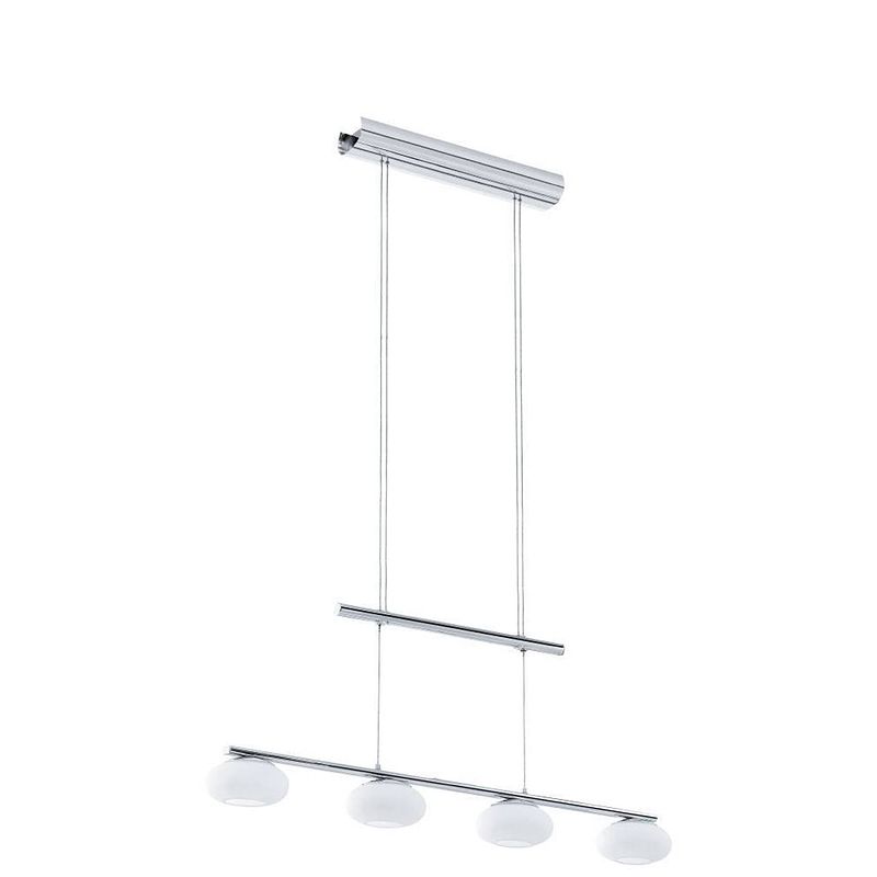 Foto van Eglo aleandro 1 hanglamp - led - 80 cm - chroom