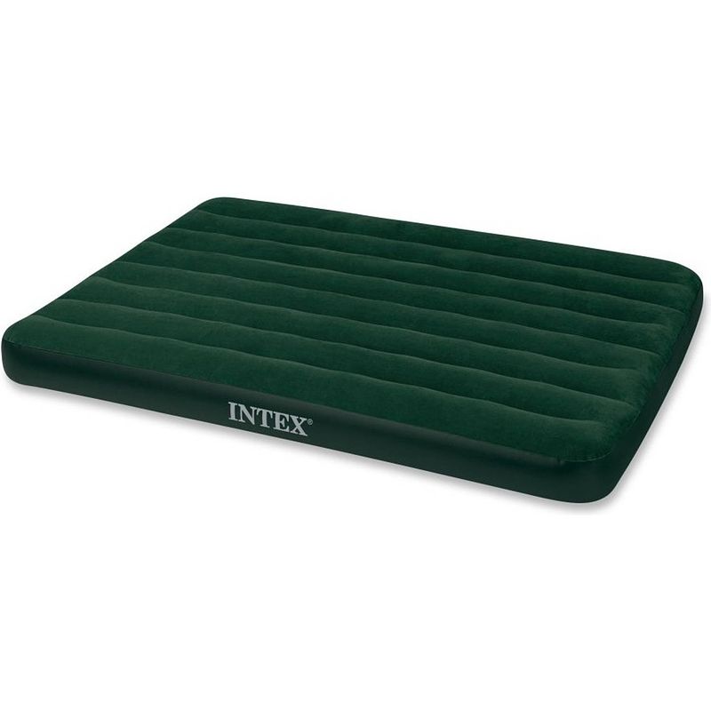 Foto van Intex luchtbed tweepersoons prestige downy groen 191 x 137 x 22 cm