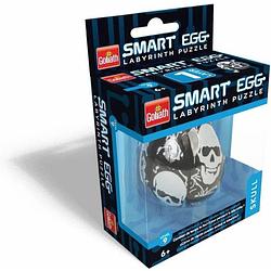 Foto van Goliath smart egg skull labyrinth puzzle - zwart/wit