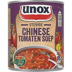 Foto van Unox soep in blik stevige chinese tomatensoep 800ml bij jumbo