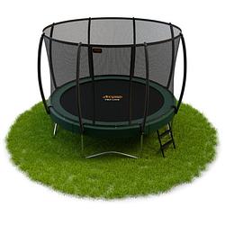 Foto van Avyna pro-line trampoline met veiligheidsnet 365 cm (12ft) - groen