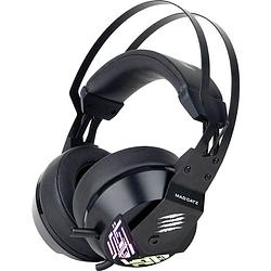 Foto van Madcatz f.r.e.q. 4 stereo over ear headset kabel gamen 7.1 surround zwart noise cancelling volumeregeling, microfoon uitschakelbaar (mute)