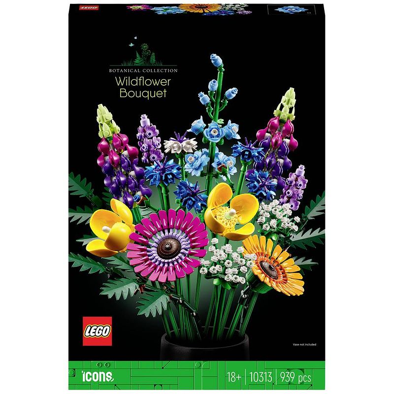 Foto van Lego icons botanical collection wilde bloemenboeket 10313