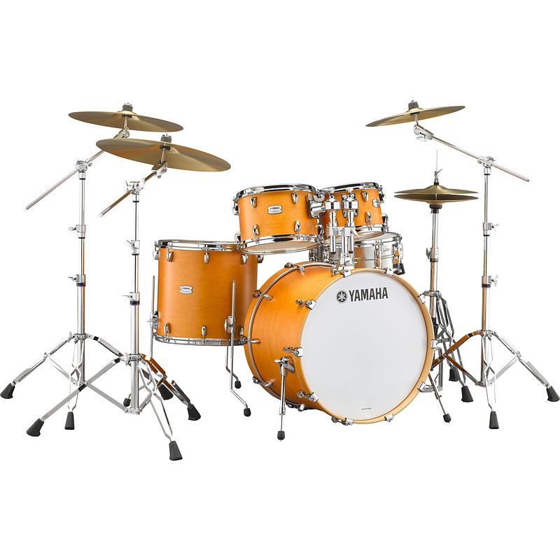 Foto van Yamaha tour custom tmp0f4 caramel satin 4-delige shellset