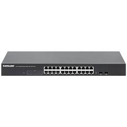 Foto van Intellinet 24-port gigabit ethernet switch mit 2 sfp-ports ieee 802.3az 19 rackmount 19 netwerk switch 10 / 100 / 1000 mbit/s